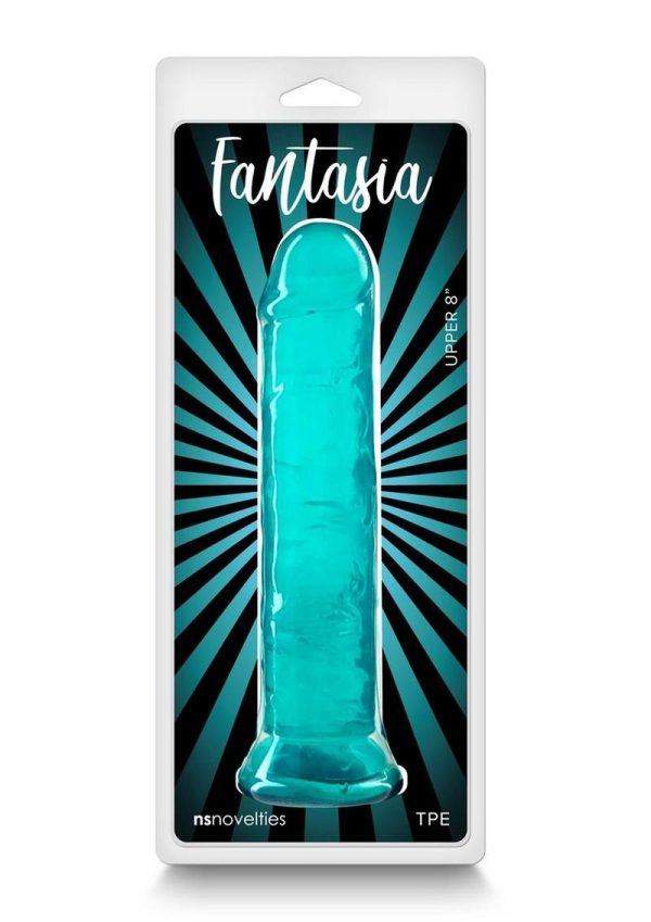 Fantasia Upper Dildo 8in - Teal