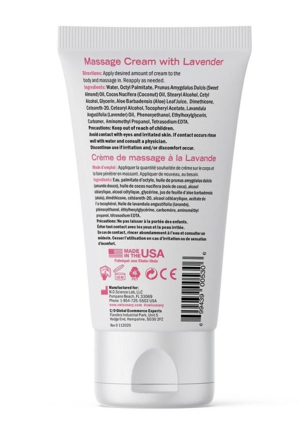 Desire Massage Cream with Lavender 5oz