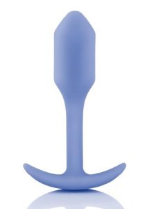 B-Vibe Snug Plug 1 Silicone Weighted Butt Plug - Violet