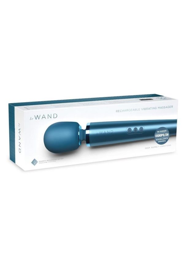 Le Wand Rechargeable Silicone Massager - Pacific Blue