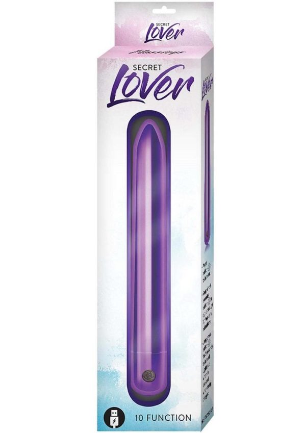 Secret Lover Rechargeable Vibrator - Purple