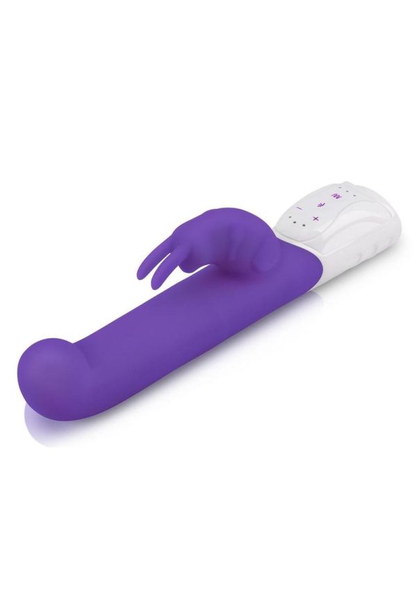 Rabbit Essentials Silicone Rechargeable Come Hither G-Spot Rabbit - Purple