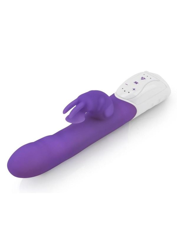 Rabbit Essentials Silicone Rechargeable Clitoral Suction Rabbit - Purple