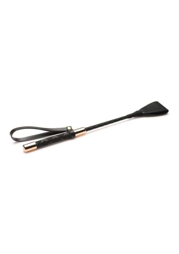 Master Series Stallion Riding Crop 12in - Black