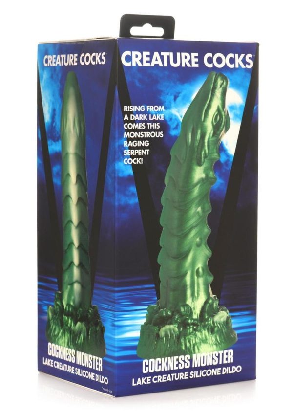 Creature Cocks Cockness Monster Lake Creature Silicone Dildo - Multicolor