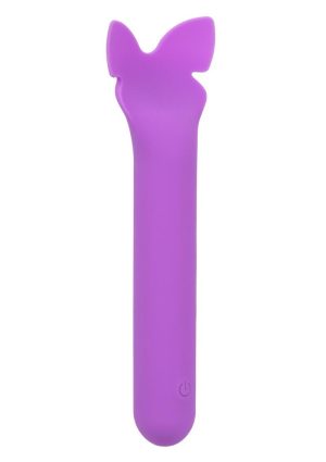 Bliss Liquid Silicone Flutter Rechargeable Clitoral Stimulator - Purple