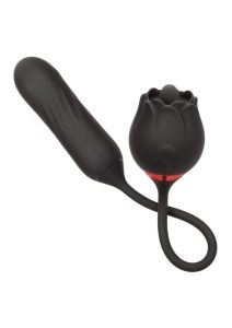 French Kiss Elite Lover Silicone Rechargeable Bullet - Black