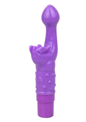 Rechargeable Butterfly Kiss G-Spot Rabbit Vibrator - Purple