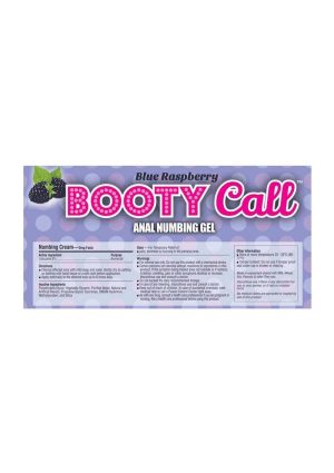 Booty Call Anal Numbing Gel 1.5oz - Blue Raspberry