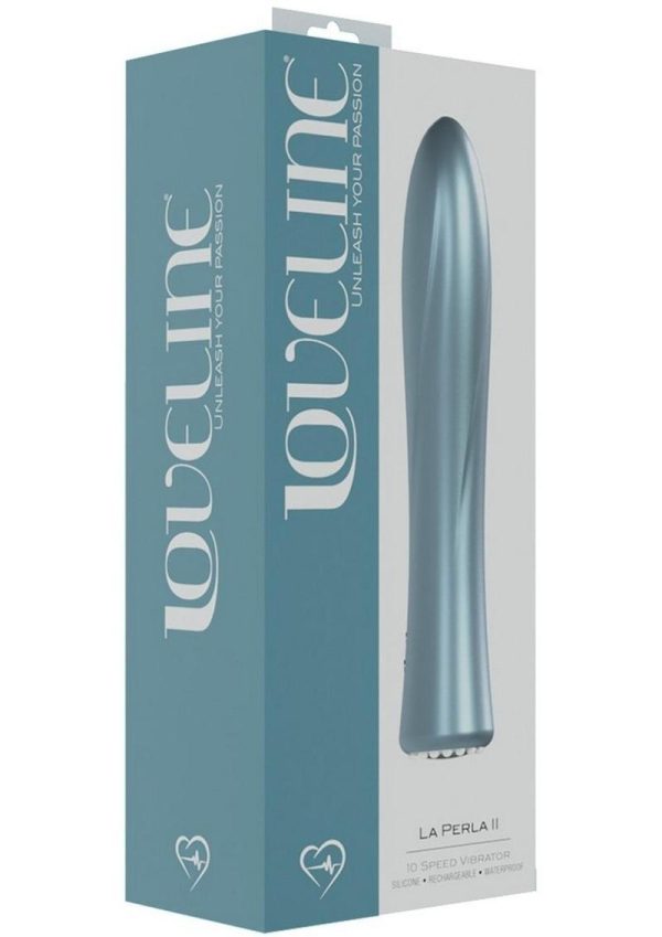 LoveLine La Peria II Rechargeable 10 Speed Vibrator - Blue