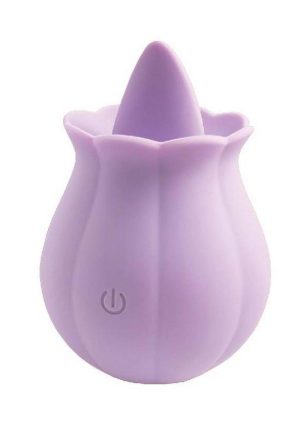 Clit-Tastic Erotic Clit Licker Rechargeable Silicone Clitoral Vibrator - Lavender