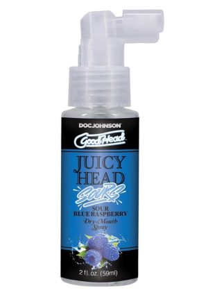 GoodHead Juicy Head Dry Mouth Spray - Sour Blue Raspberry 2oz