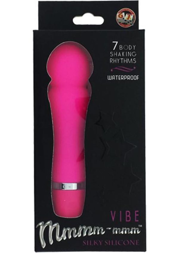 Mmmm Mmm Silicone Pop Vibrator - Pink