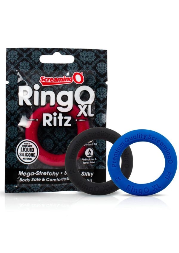 RingO Ritz XL Individual Ring Silicone - Blue