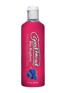 GoodHead Oral Delight Gel Flavored Blue Raspberry 1oz - Bulk