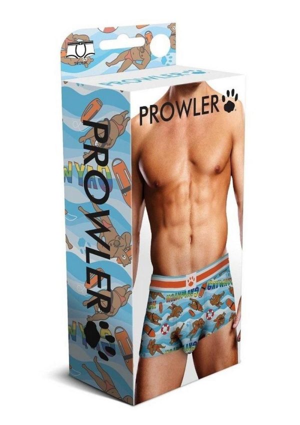 Prowler Gaywatch Bears Trunk - XSmall - Blue/Orange