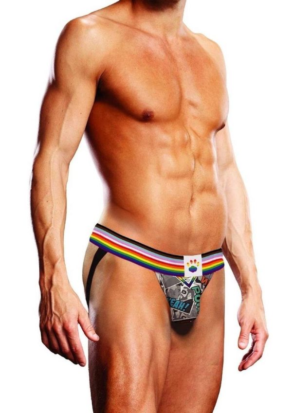 Prowler Comic Book Jock - XSmall - Gray/Multicolor