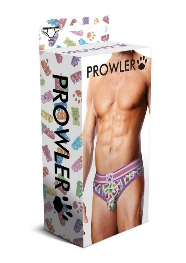 Prowler Gummy Bears Brief - XSmall - White/Multicolor