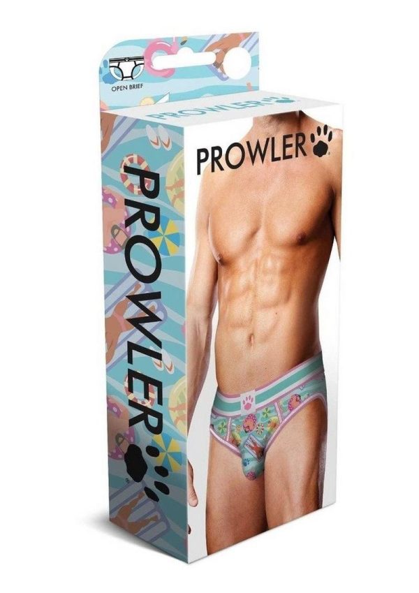 Prowler Swimming Open Brief - XSmall - Blue/Multicolor