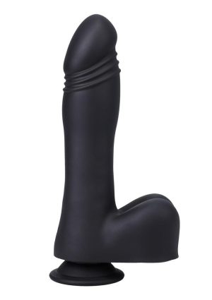 Fort Troff`s Piston Thruster Rechargeable Silicone Mini Machine Dildo  - Black