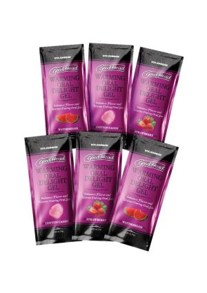 GoodHead Warming Head Oral Delight Gel .24oz (6 Pack) - Assorted