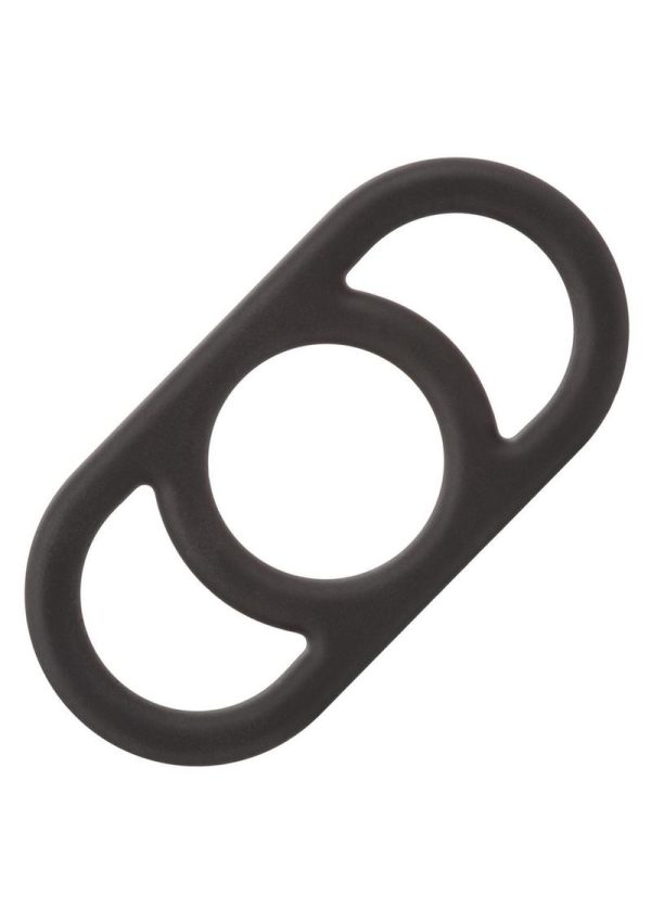 Alpha Liquid Silicone Commander Ring - Black