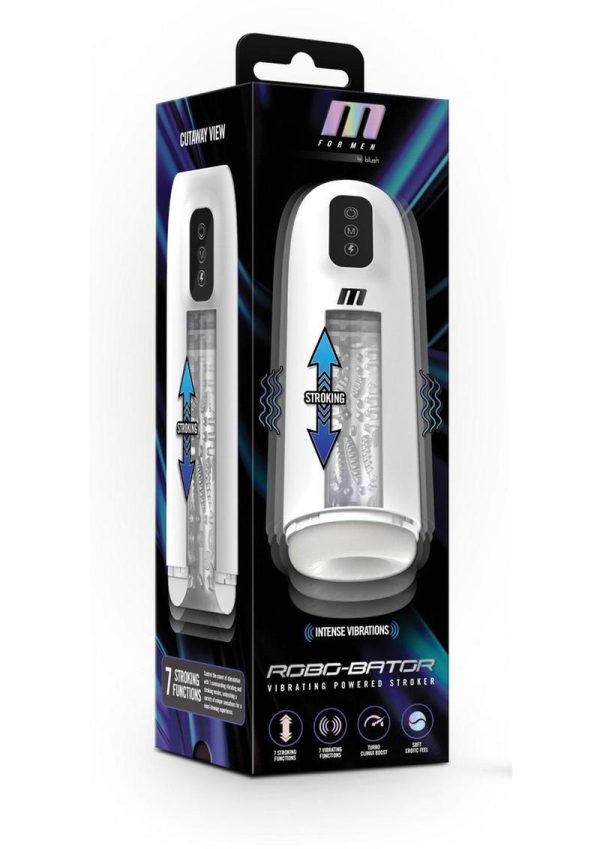 M for Men Robo-Bator Rechargeable Masturbator - White