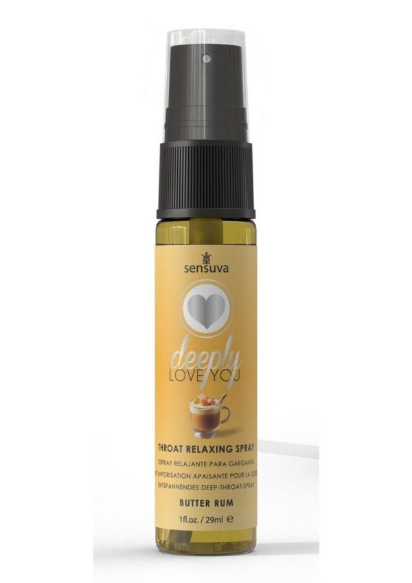 Deeply Love You Throat Relaxing Spray Butter Rum 1oz