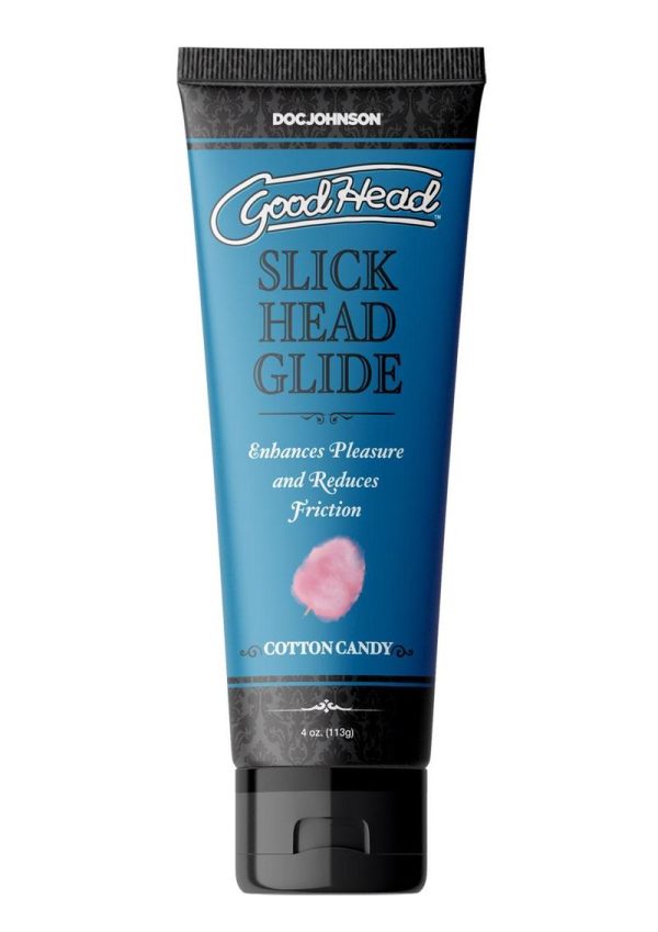 GoodHead Slick Head Glide Water Based Flavored Lubricant Cotton Candy 4oz