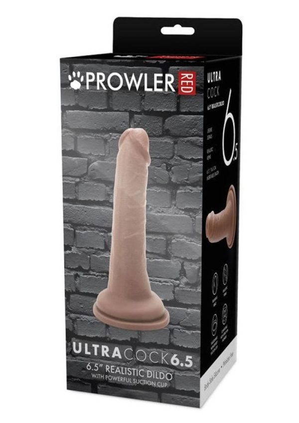 Prowler RED Ultra Cock Realistic Dildo 6.5in - Caramel