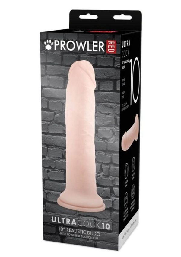 Prowler RED Ultra Cock Realistic Dildo 10in - Vanilla