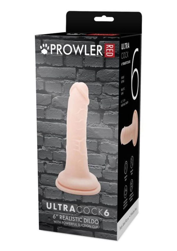 Prowler RED Ultra Cock Realistic Dildo 6in - Vanilla