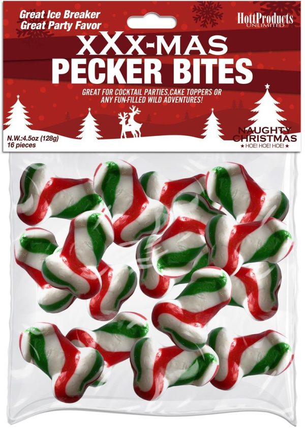 XXX-MAS Pecker Bites Candy 16 Pieces Per Bag
