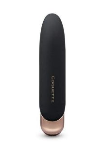 Coquette The BEBE Rechargeable Silicone Bullet - Black/Gold