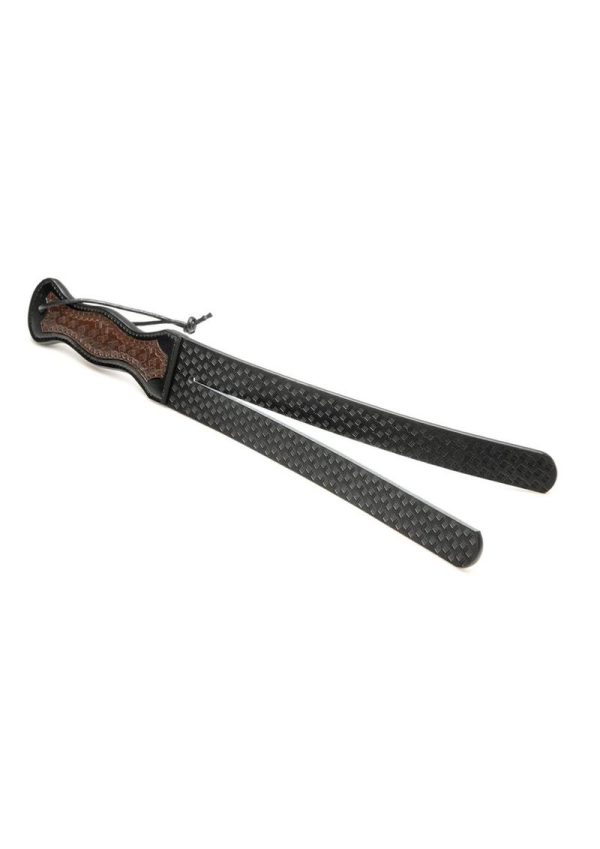 Strict Scottish Tawse Whip - Black/Brown