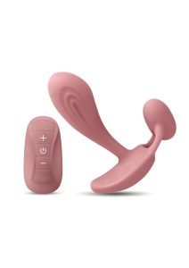 Secrets Echo Rechargeable Silicone G-Spot Vibrator with Clitoral Stimulation - Pink