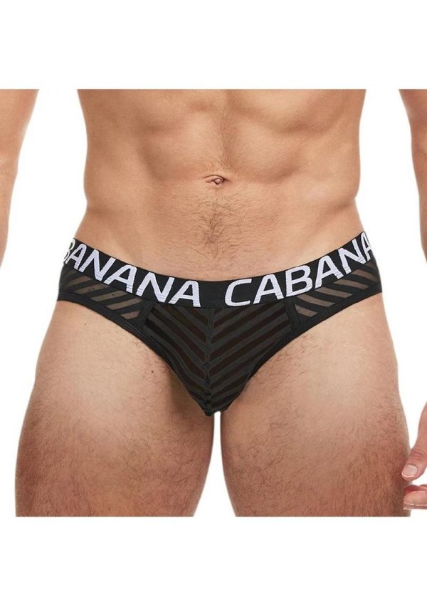 Banana Cabana Sheer Bikini - Large/XLarge - Black