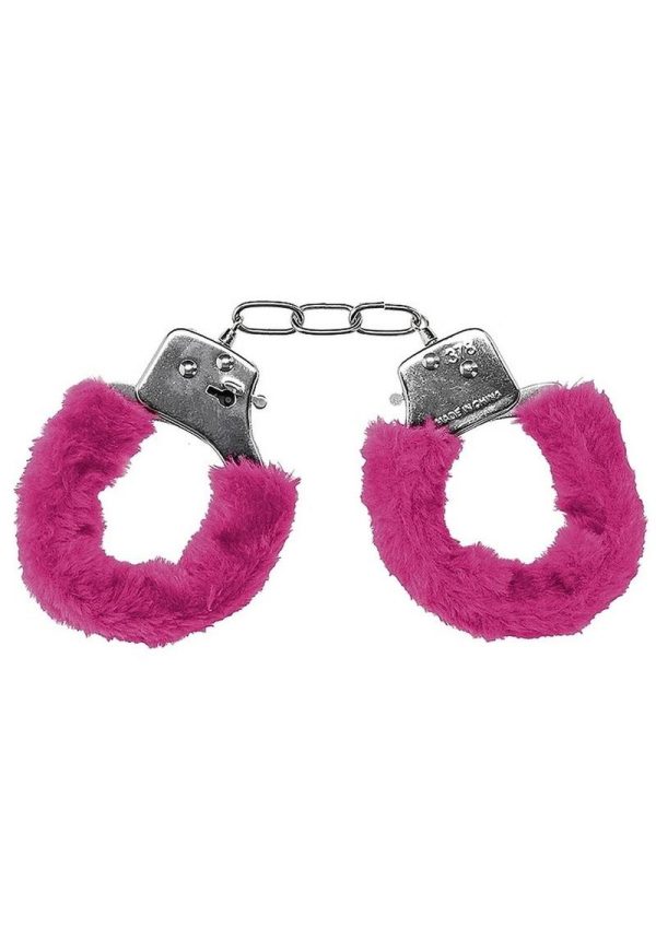 Ouch! Pleasure Handcuffs Furry - Pink