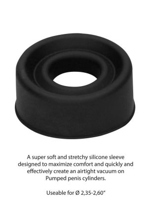 Pumped Silicone Pump Sleeve - Large - Black