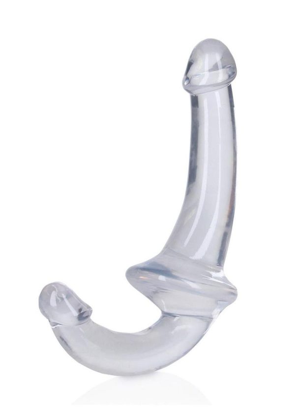 RealRock Crystal Clear Strapless Strap-On 6 - Clear