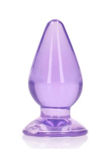 RealRock Crystal Clear Anal Plus 3.5in - Purple