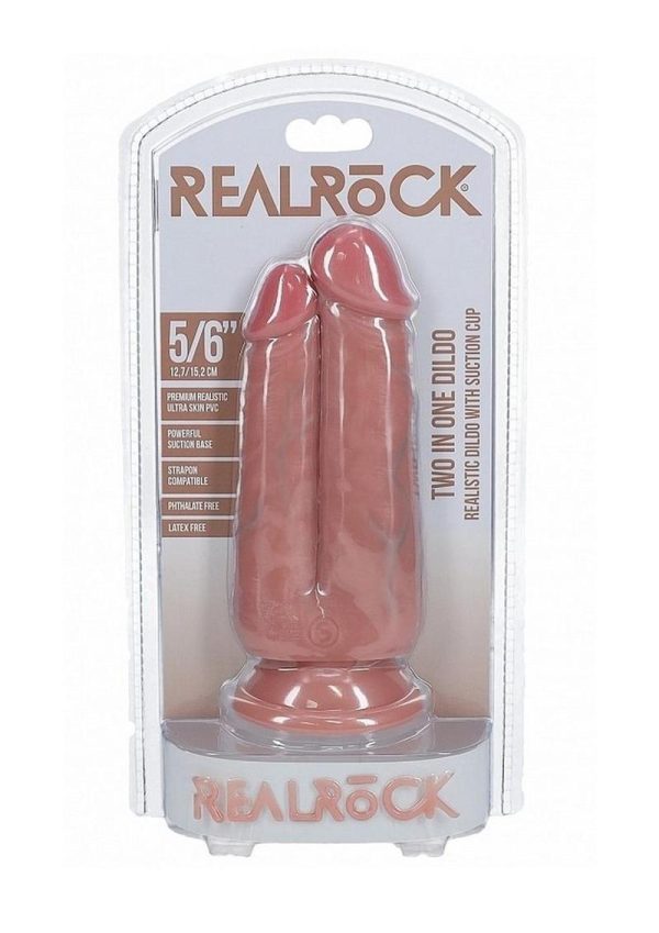 RealRock Ultra Realistic Skin Two in One 5in/6in - Vanilla