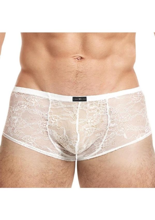 Lace King Lace Trunks - Large/XLarge - White