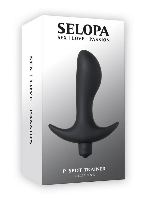 Selopa P-Spot Trainer Silicone Prostate Stimulator - Black