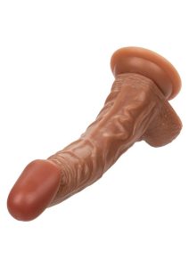 Working Stiff The Personal Trainer Realistic Posable Dildo with Suction Cup - Caramel