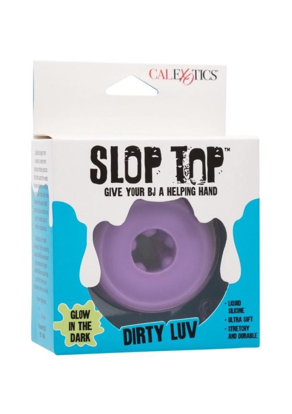 Slop Top Dirty Luv Silicone Dual Entry Pussy and Ass - Purple