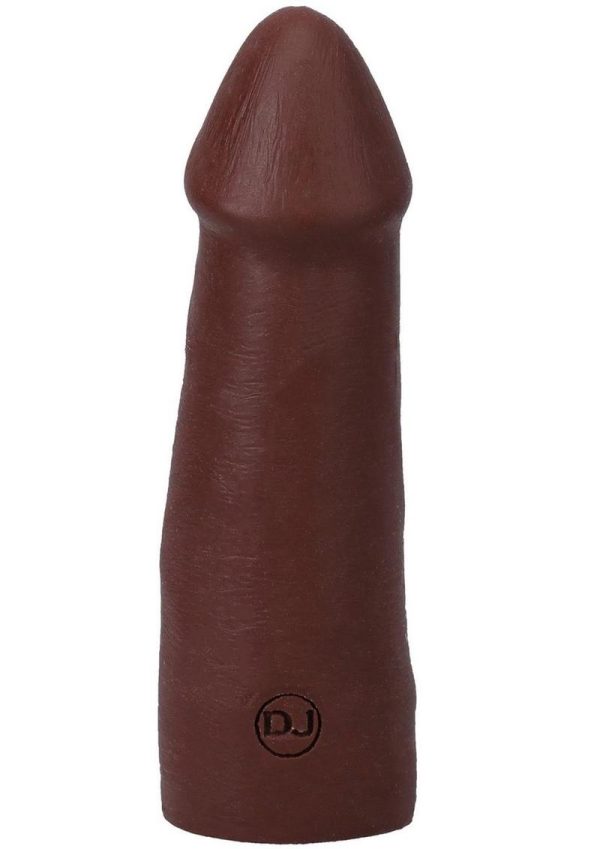 The Realistic Cock Ultraskyn Removable Vac-U-Lock Suction Cup 5in - Chocolate