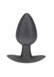 Ouch! Anal Plug Silicone - Medium - Gun Metal