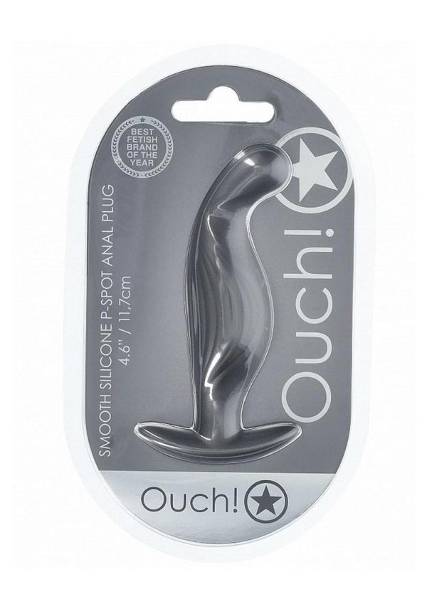 Ouch! P-Spot Anal Plug Silicone - Gun Metal