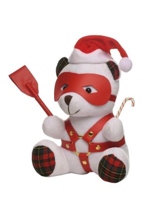 Master Series Holiday Bondage Bear - White